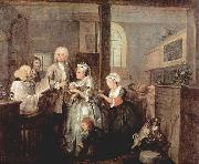 William Hogarth A Rake's Progress - Marriage Germany oil painting artist